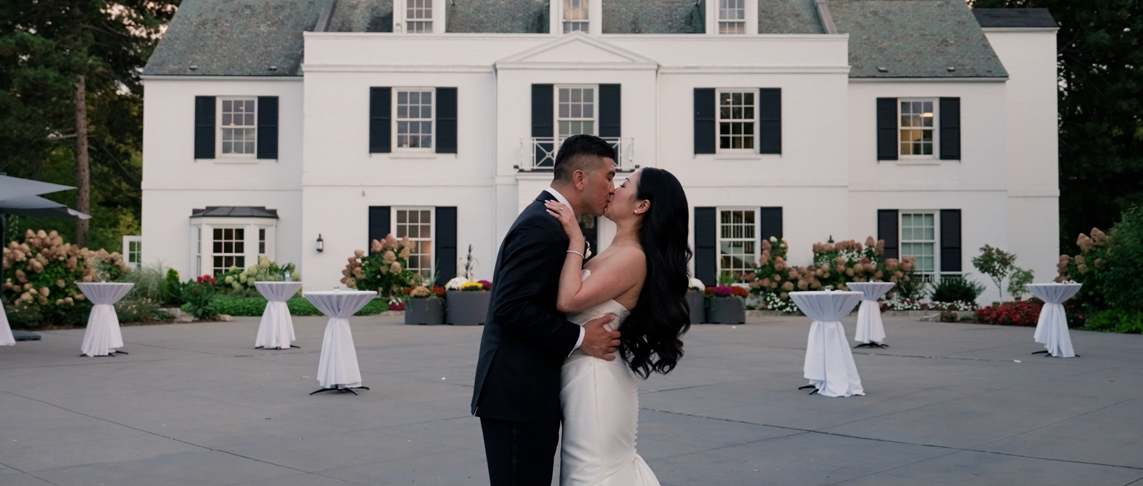 Wedding couple portrait